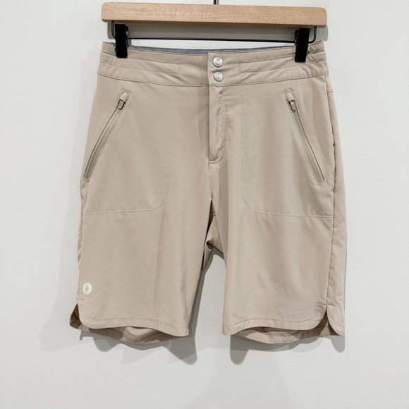 SMARTWOOL Merino Sport 8in Short Dune Hiking Outdoor Lightweight Travel Size XS - Picture 1 of 7